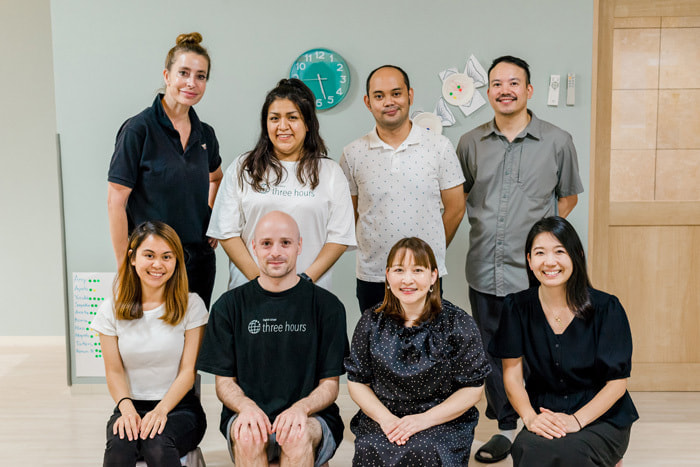 three hours　インターナショナルスクール　碑文谷　都立大学山　大岡